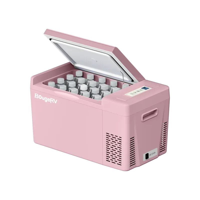 12v pink mini fridge 23 quart capacity bougerv