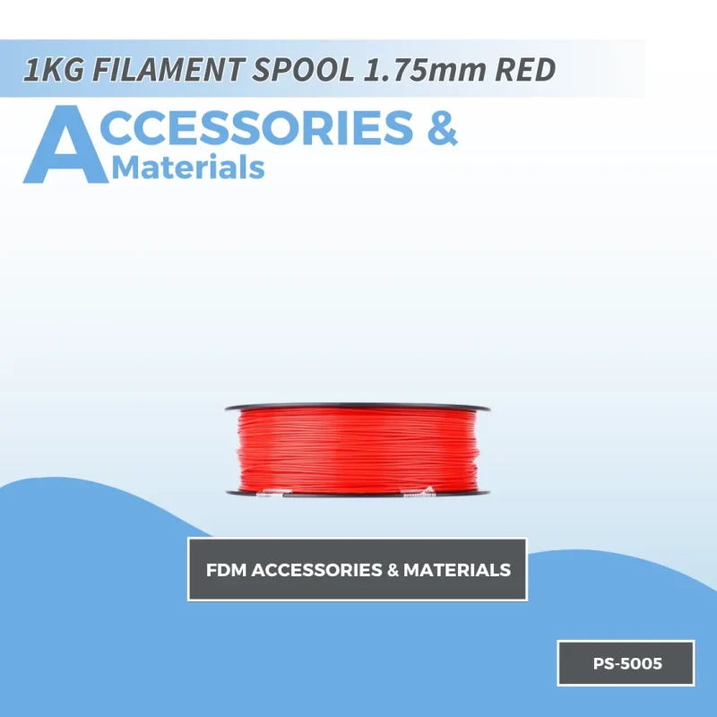 1kg red pla 1 75mm filament spool picostem