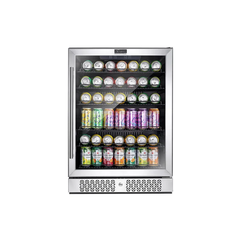 24 empava built in freestanding beverage fridge br02s