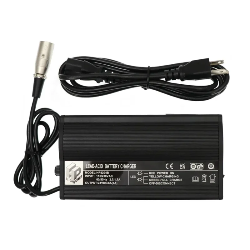 24v 4 0a xlr hp8204b battery charger universal parts 133 1