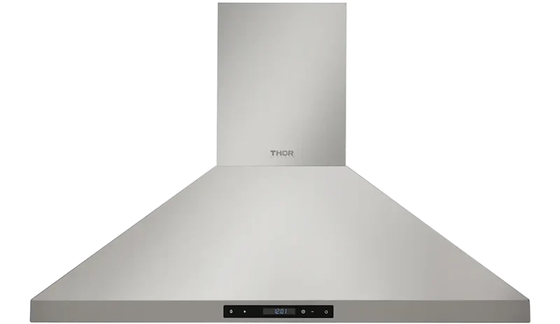 36 stainless steel wall mount range hood thor kitchen hrh3607