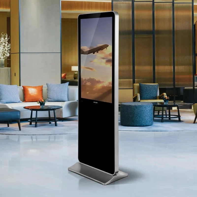 4k vertical usb kiosk player ledscopic display