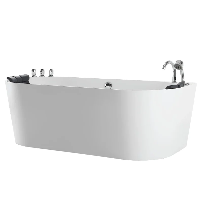 59 empava acrylic whirlpool alcove bathtub empv 59ais06