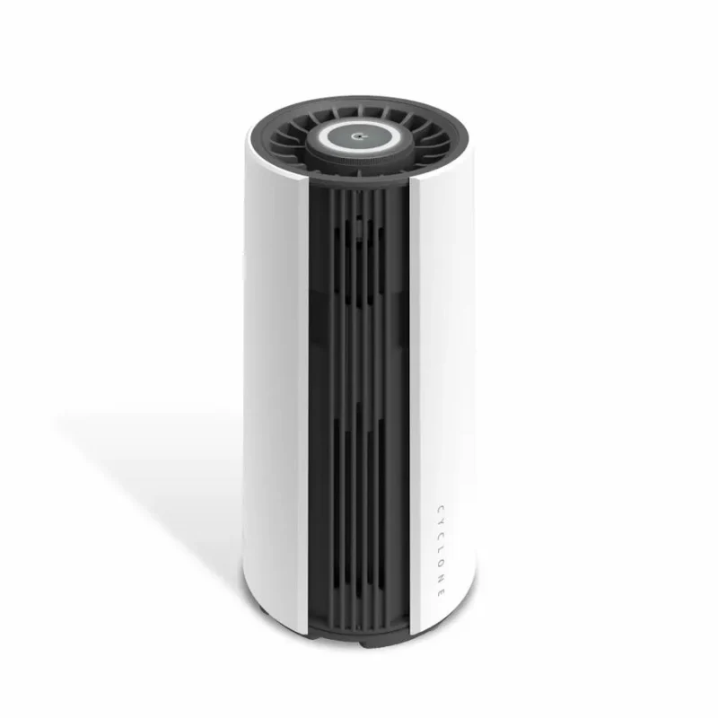 adesso cyclone o2 mini air purifier with hepa 13 carbon filter