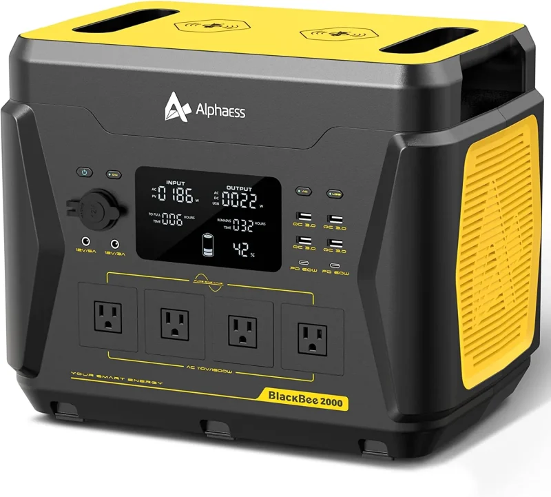 alphaess 2000w portable power station blackbee