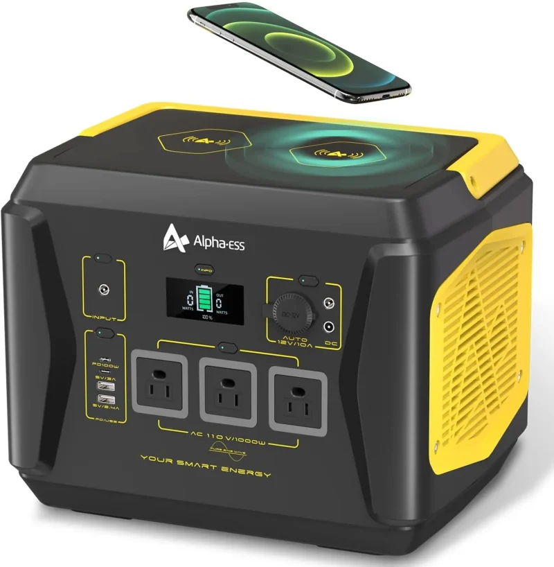 alphaess blackbee 1000w portable power station