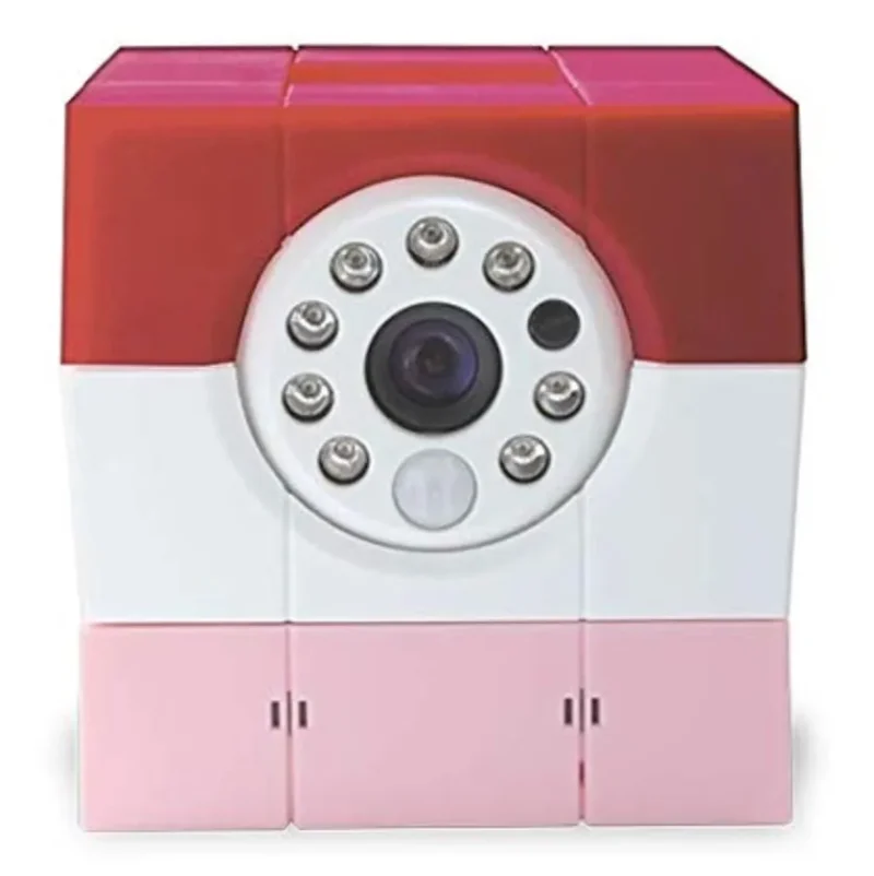 amaryllo petite pink biometric security camera