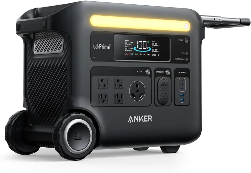 anker solix f2600 2 56kwh 2400w portable power station