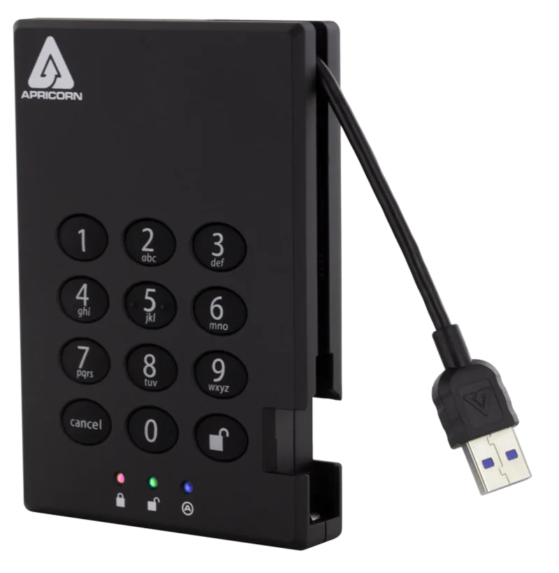 apricorn aegis padlock 3 0 encrypted hard drive