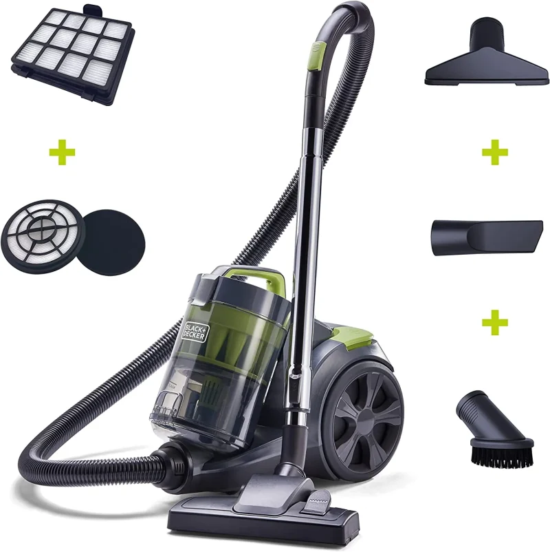 black decker bdxcav217g corded canister vacuum