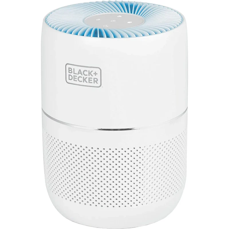 black decker tabletop air purifier w indicator lights