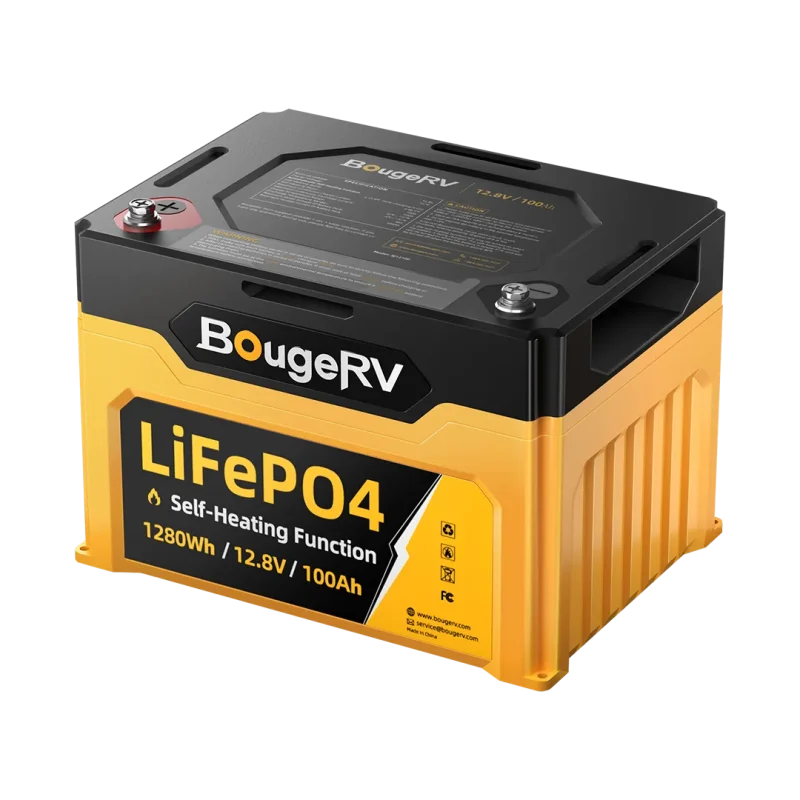 bougerv 12v 100ah lifepo4 battery high performance durable