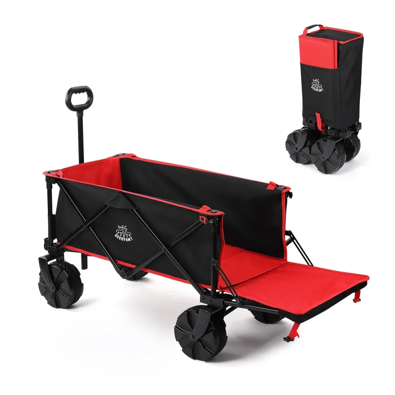 bougerv 140l foldable wagon for outdoor adventures