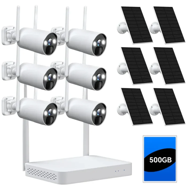 campark sc17 6pcs 4mp solar nvr security system