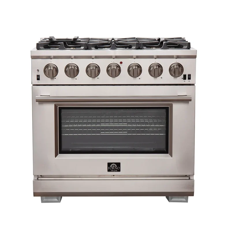 capriasca titanium 36 freestanding gas range white red blue black