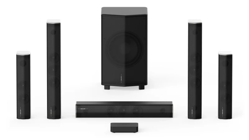 cinehome pro 4k home theater system w subwoofer all in one bundle scaled