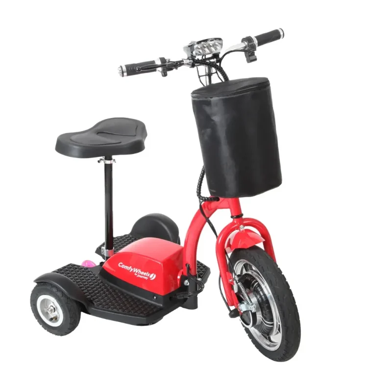 comfy 3 wheel scooter red blue black easy returns