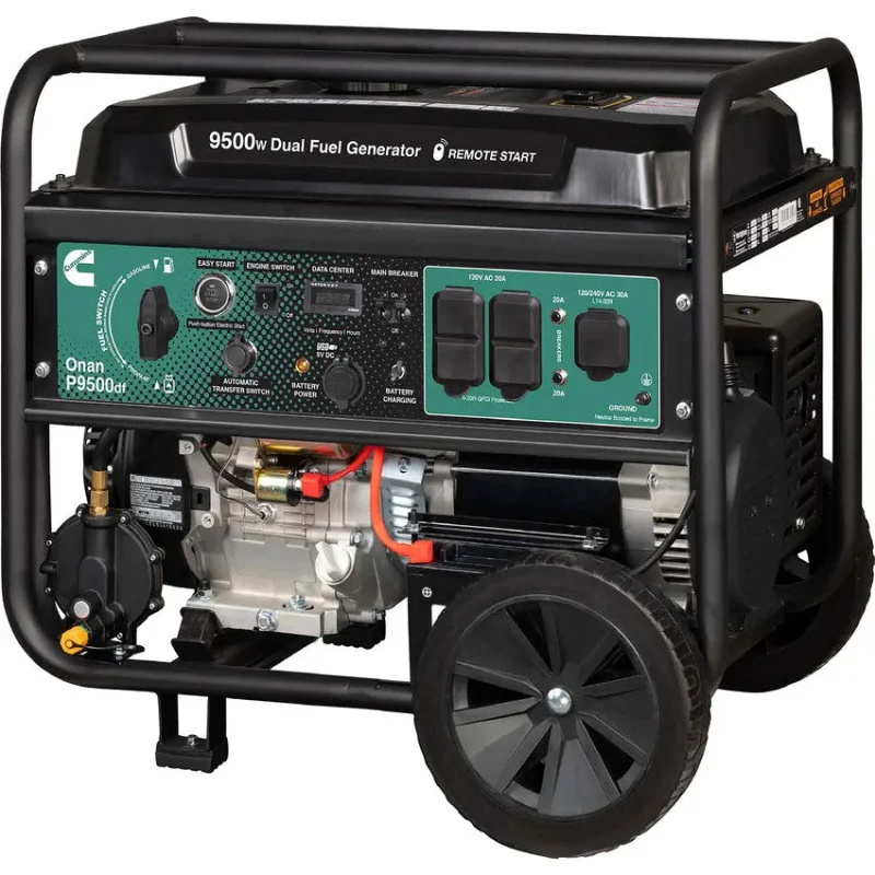 cummins onan p9500df dual fuel generator