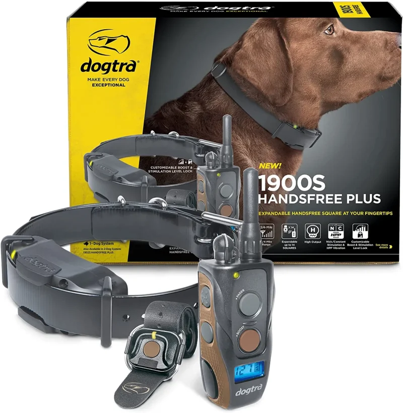 dogtra 1900s hands free plus boost lock remote dog training collar