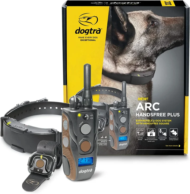 dogtra arc hands free plus boost lock e collar remote dog training