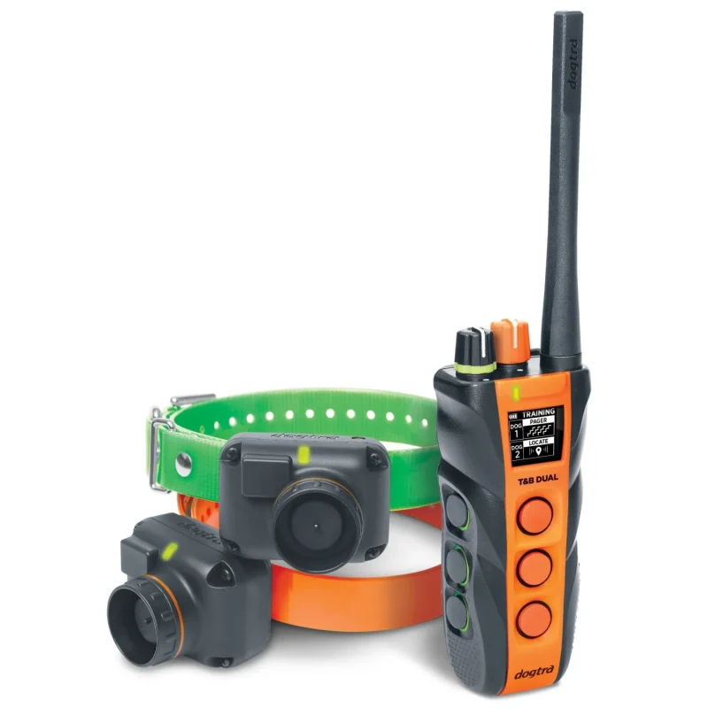 dogtra t b dual 2 dog 1 5 mile training beeper e collar