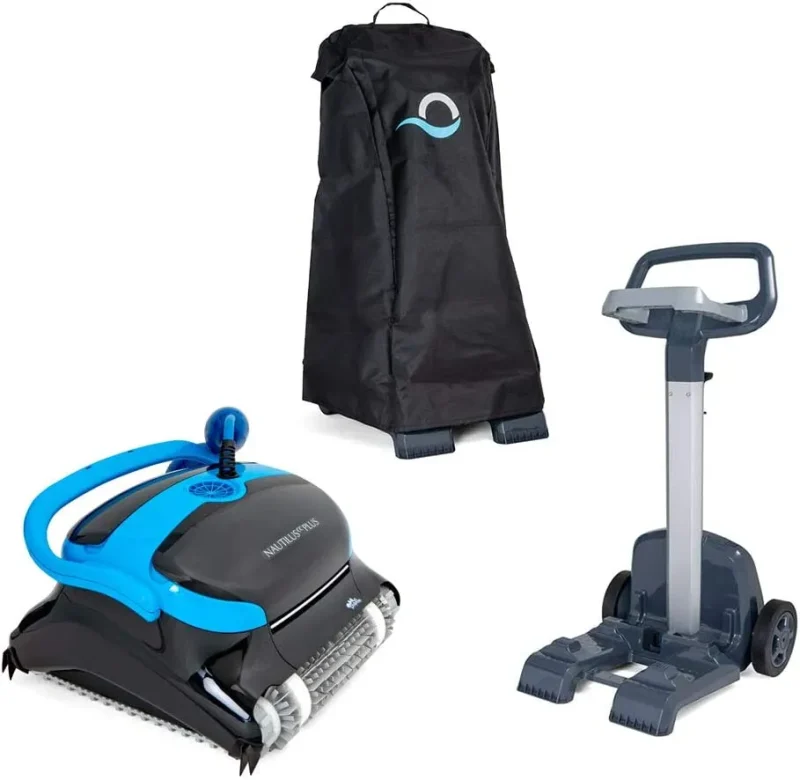 dolphin nautilus cc plus robotic pool cleaner w caddy cover