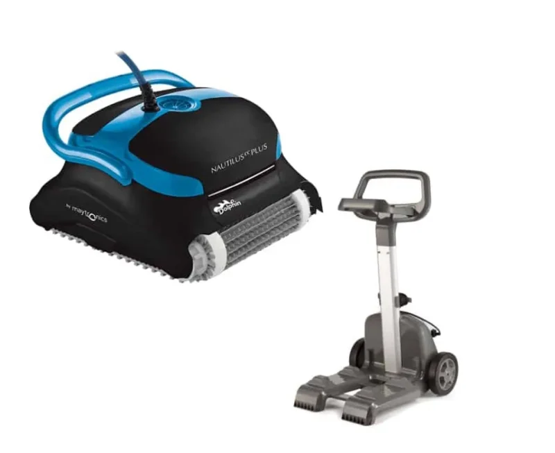 dolphin nautilus cc plus wi fi robotic pool cleaner w caddy