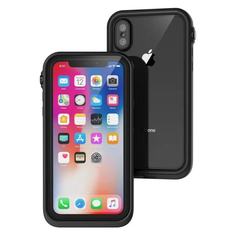 durable iphone x waterproof case stealth black