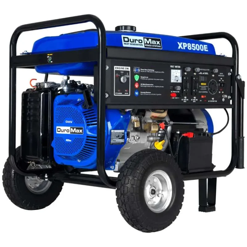 duromax xp8500e 8 500 watt gas generator refurbished grade a