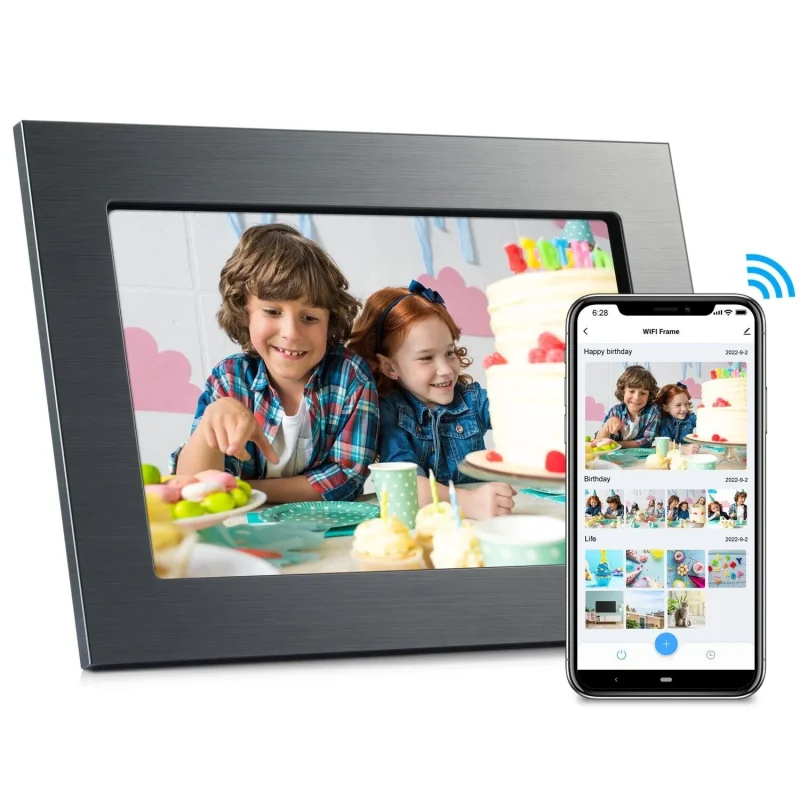 eco4life 10 1 wi fi digital frame share photos videos