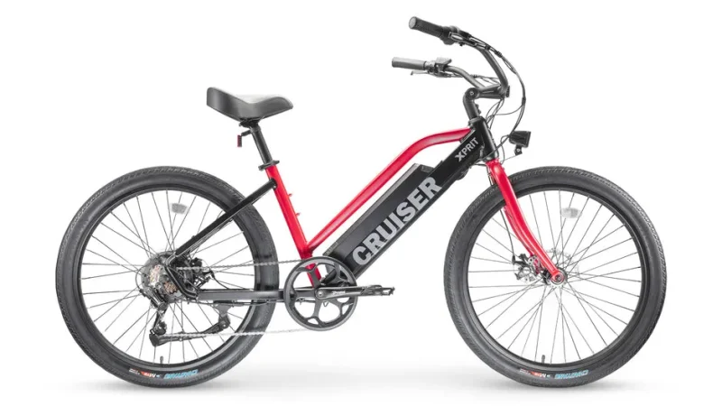 effortless electric beach cruiser bike by