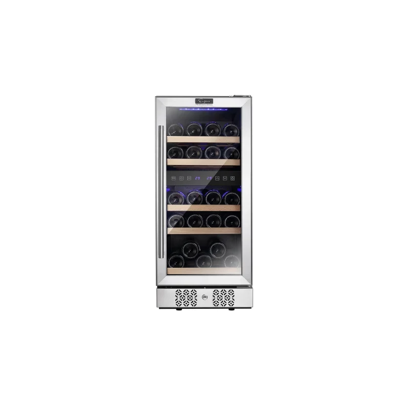 empava 15 dual zone wine cooler fridge wc02d