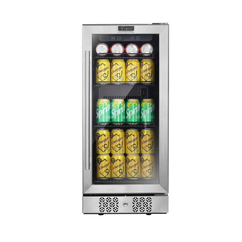 empava 15 wine cooler 3cu ft mini fridge 84 cans capacity br01s