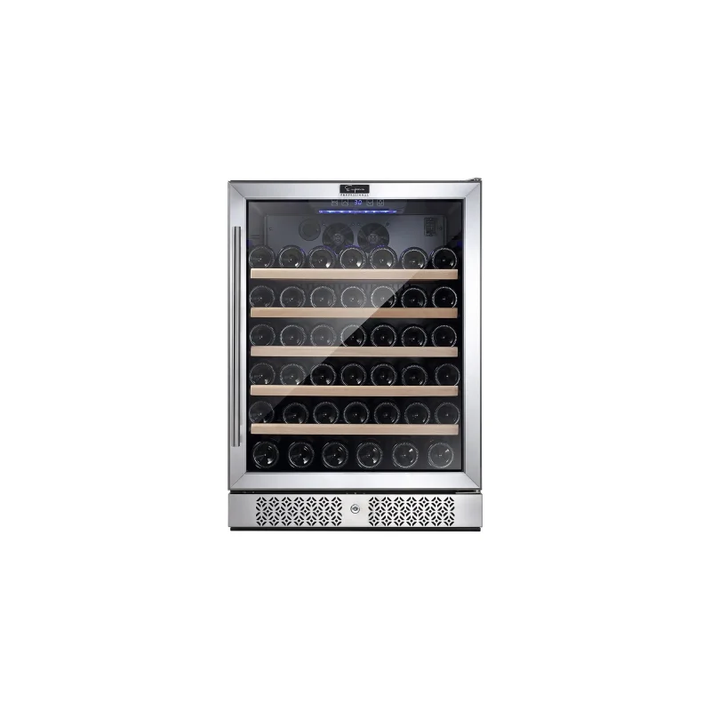 empava 24 52 bottle wine cooler fridge wc03s stylish wine storage