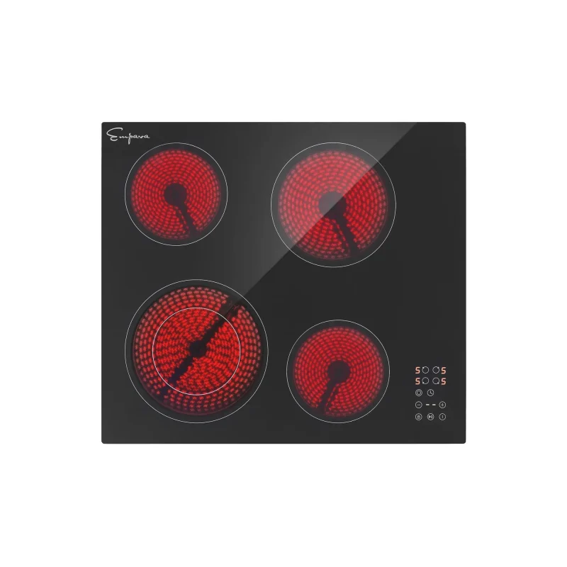 empava 24 black electric cooktop 24rec11