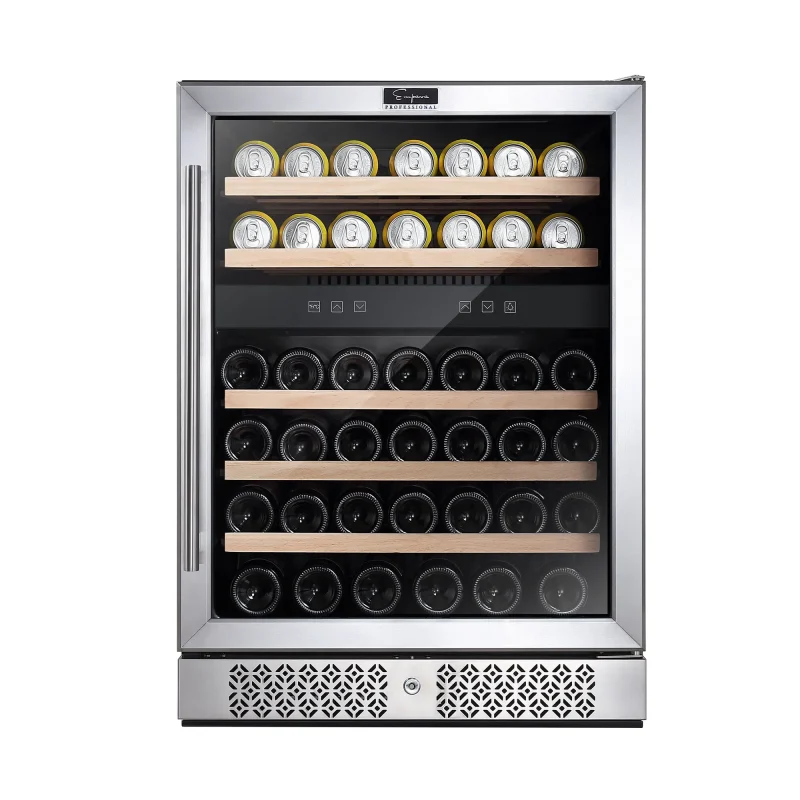 empava 24 dual zone wine beverage cooler wc04d