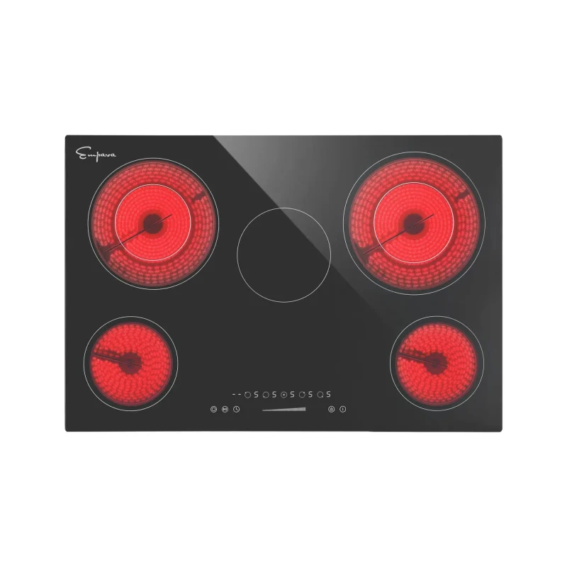 empava 30 black electric cooktop 30rec13