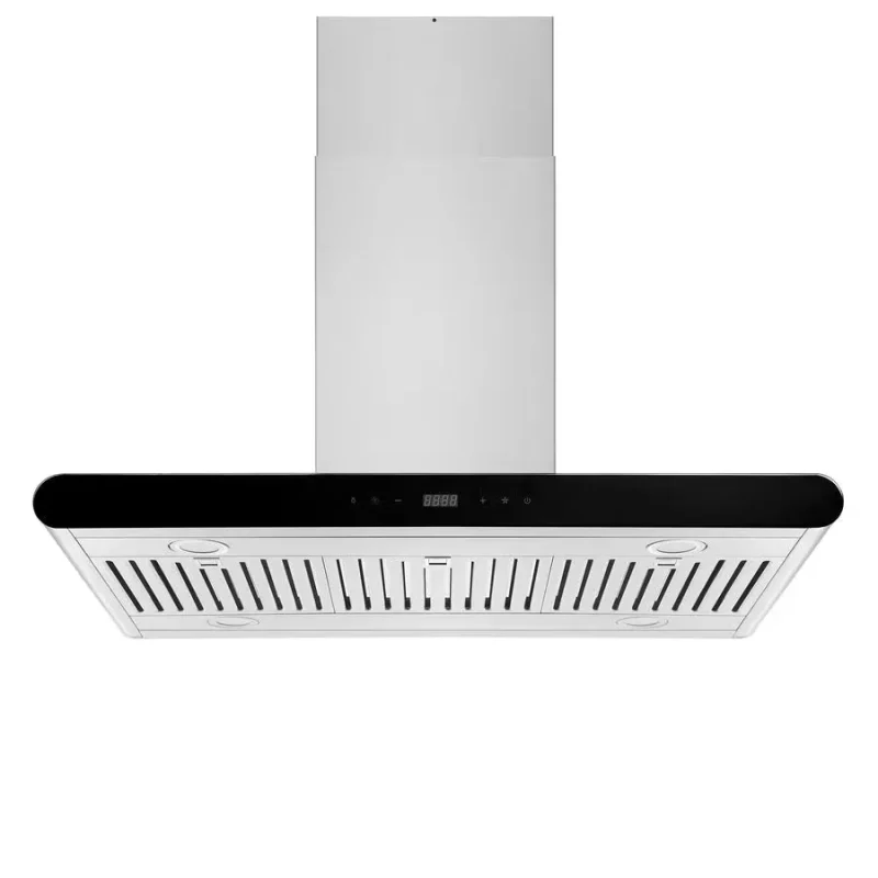 empava 36 400 cfm island range hood 36rh10 ducted wall mount