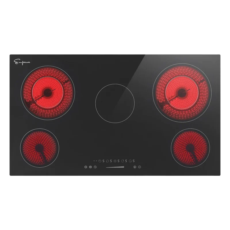 empava 36 black electric cooktop 36rec14