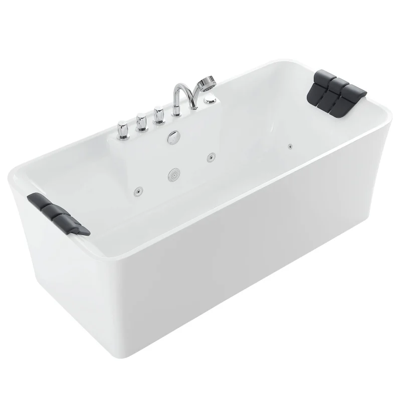 empava 59 acrylic freestanding whirlpool bathtub empv 59ais15 scaled