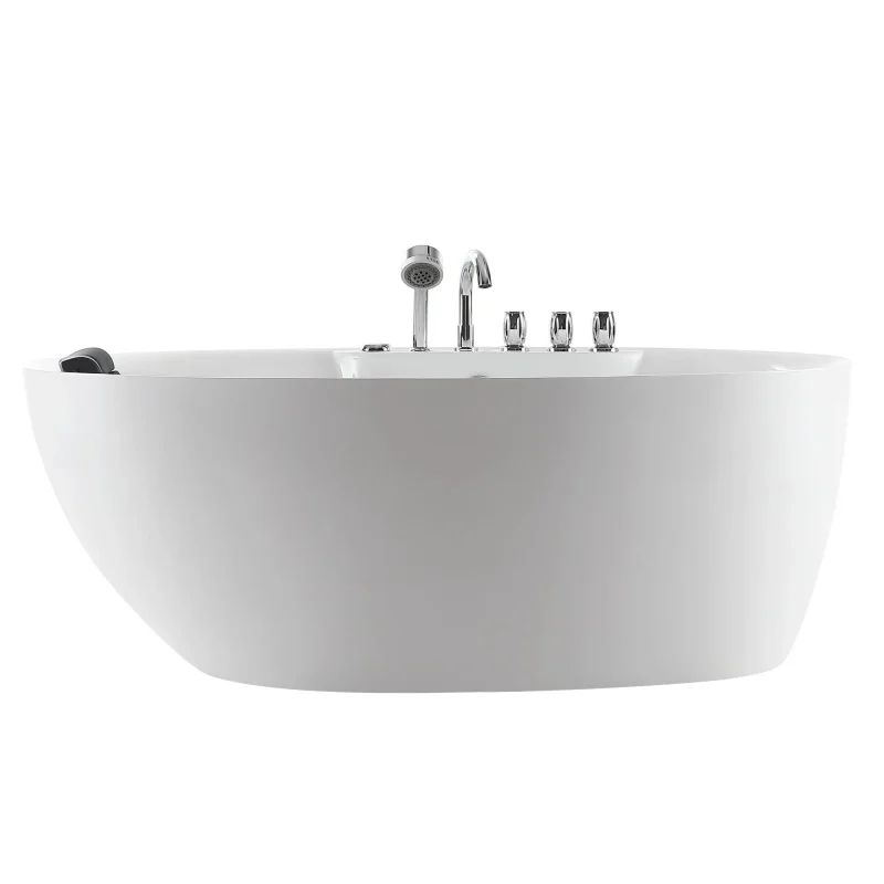 empava 59 freestanding acrylic whirlpool tub empv 59ais12