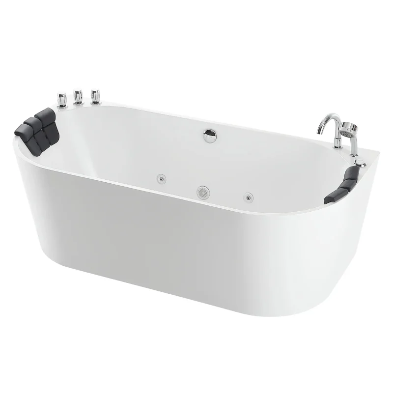 empava 71 whirlpool alcove bathtub empv 71ais08