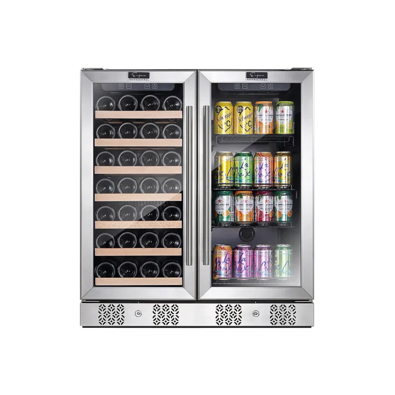 empava dual zone wine beverage fridge br04d