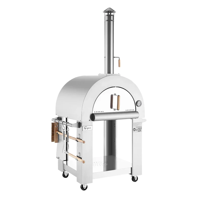 empava pg01 outdoor wood fired pizza oven