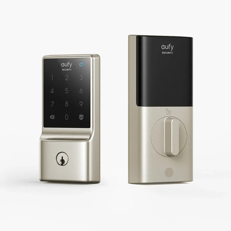 eufy c210 satin nickel smart lock