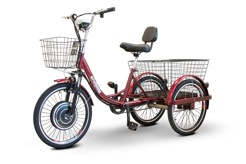 ewheels ew 29 red 3 wheel electric trike