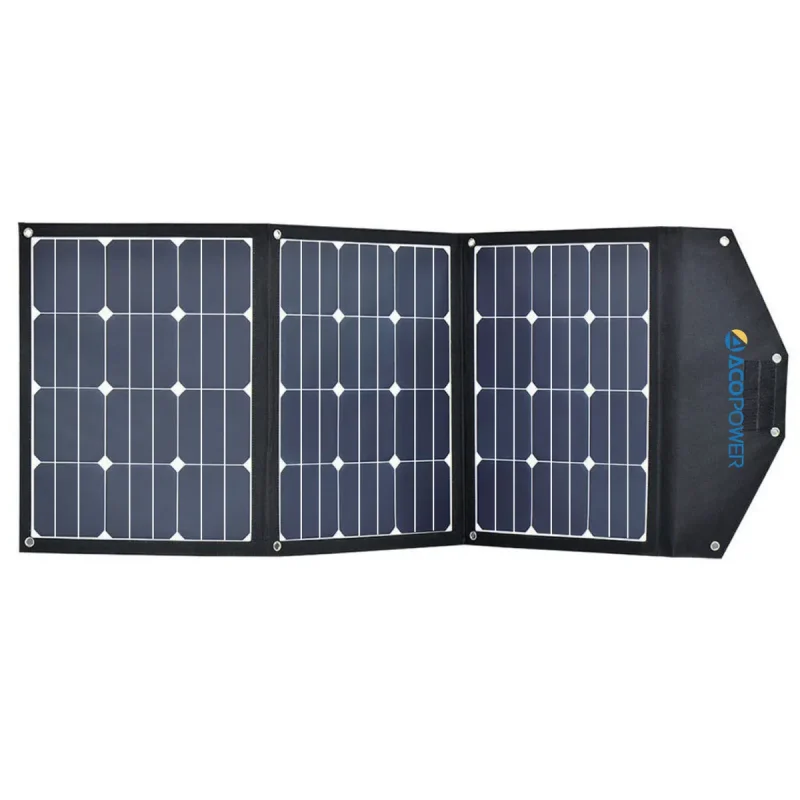 foldable 90w solar kit w o controller lightweight suitcase design