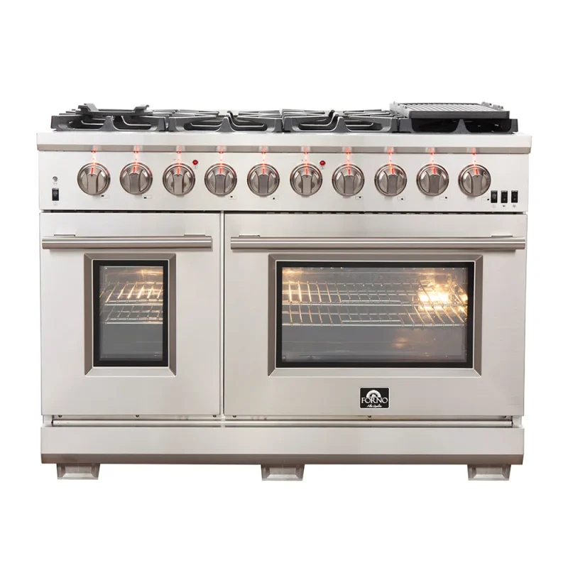 forno capriasca titanium 48 freestanding gas range