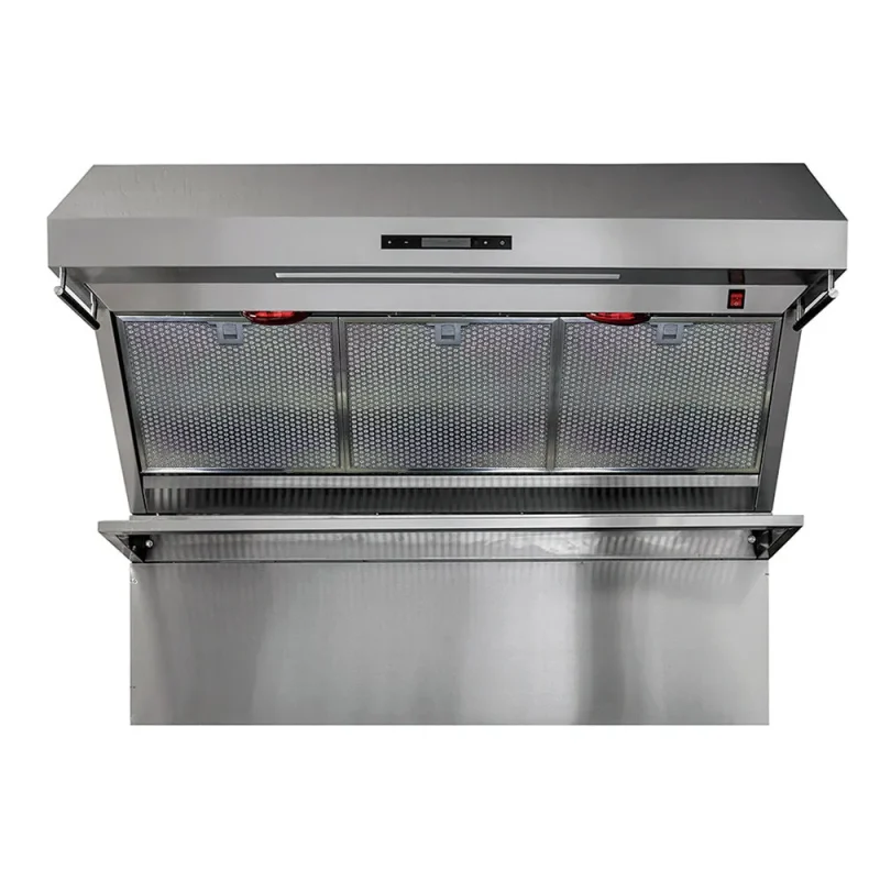 forno savona 48 wall mount range hood with back splash