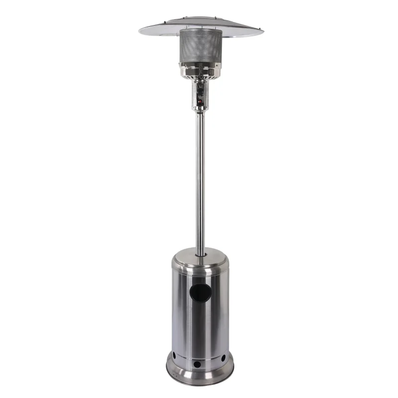 freestanding propane patio heater pizzello ph02 ss outdoor heating solution